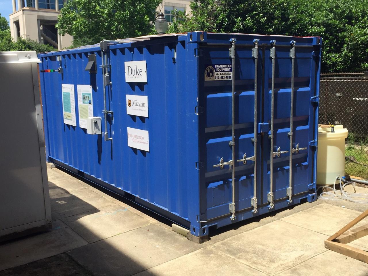 Container on Duke Campus